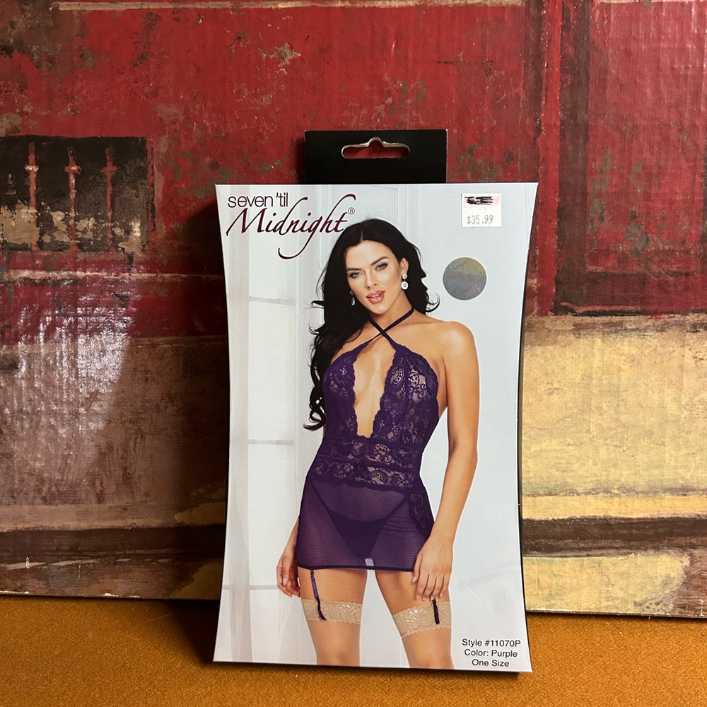 Purple Lace Chemise